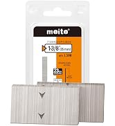 meite 23 Gauge Pin Nails, 1-3/8 Inch 304 Stainless Steel Pin Nails - Micro 23GA Headless Nails fo...