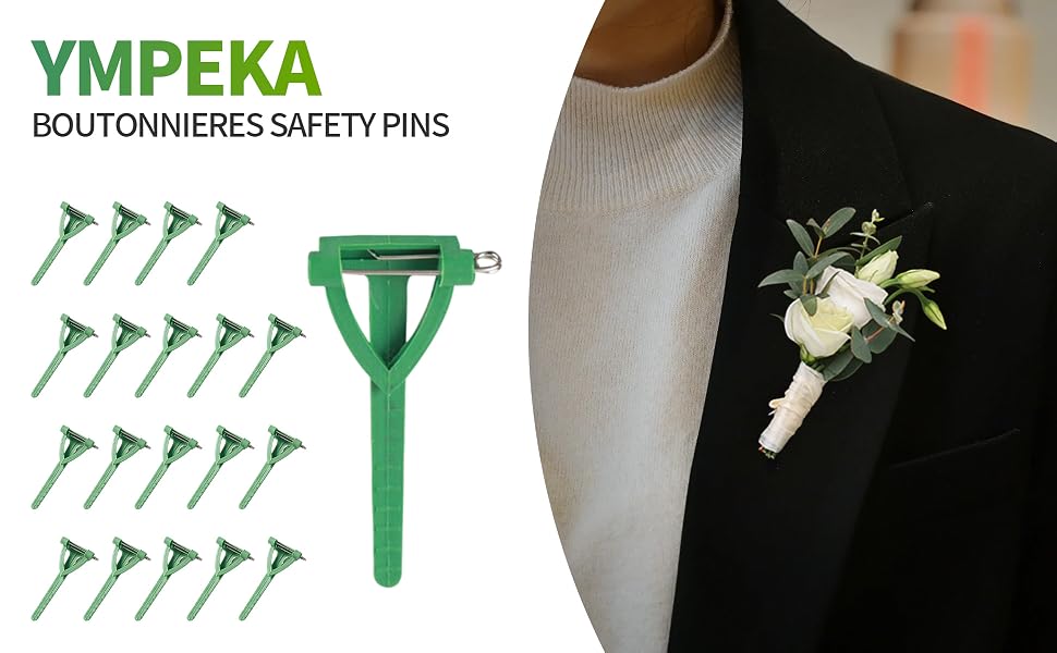 Boutonnieres Safety Pins