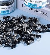 864 PCS 15mm Mini Binder Clips