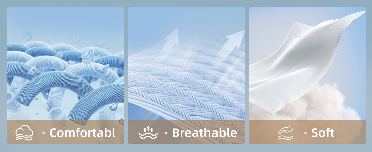 a collage of three images showing the different types of foam mattresses.