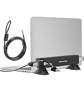AboveTEK MacBook & Surface Laptop Locking Station with Combo Lock Cable, Anti Theft Folding Secur...