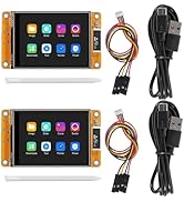 MELIFE 2PCS 2.8" inch ESP32 Display, ESP32-2432S028R WiFi+BT Dual-core TFT Module ILI9341 Driver ...