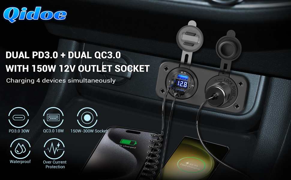 12v usb outlet