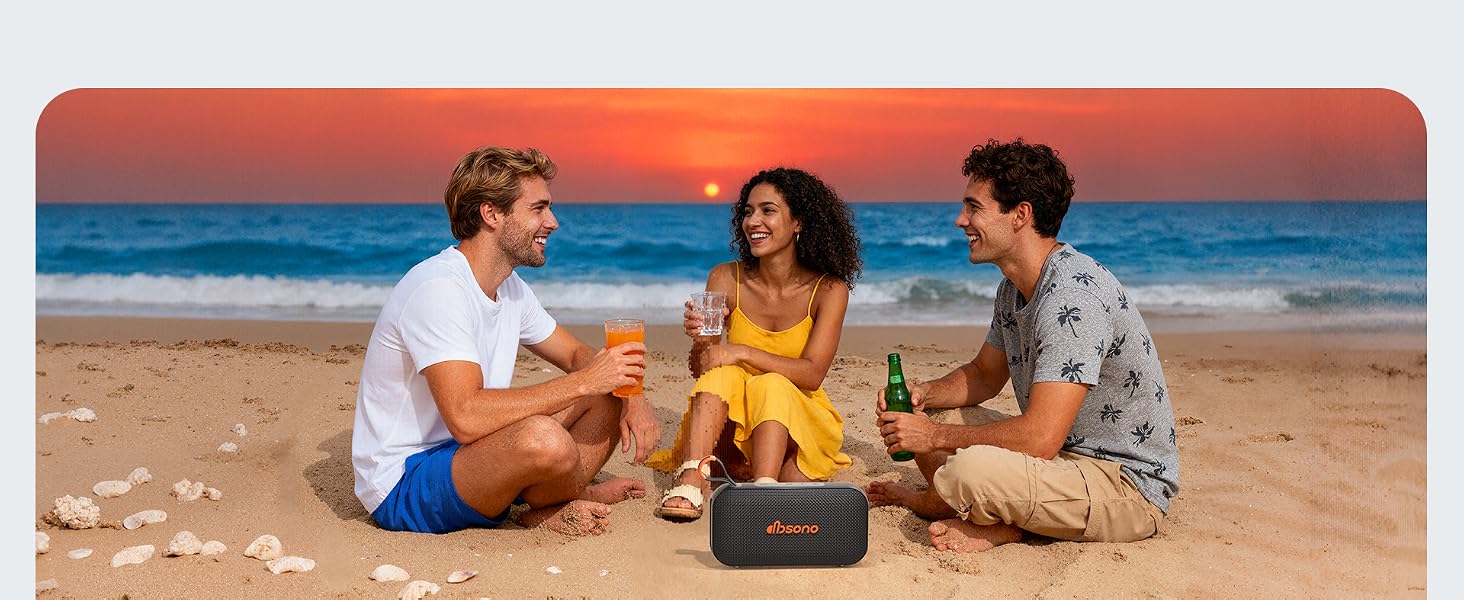 On the beach