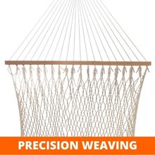 ROPE HAMMOCK WITH PRECISION WEAVING
