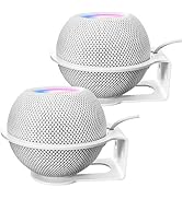 Sturdy Metal Made Wall Mount Compatible with Homepod Mini, Space Saving Accessories for Hompod Mi...