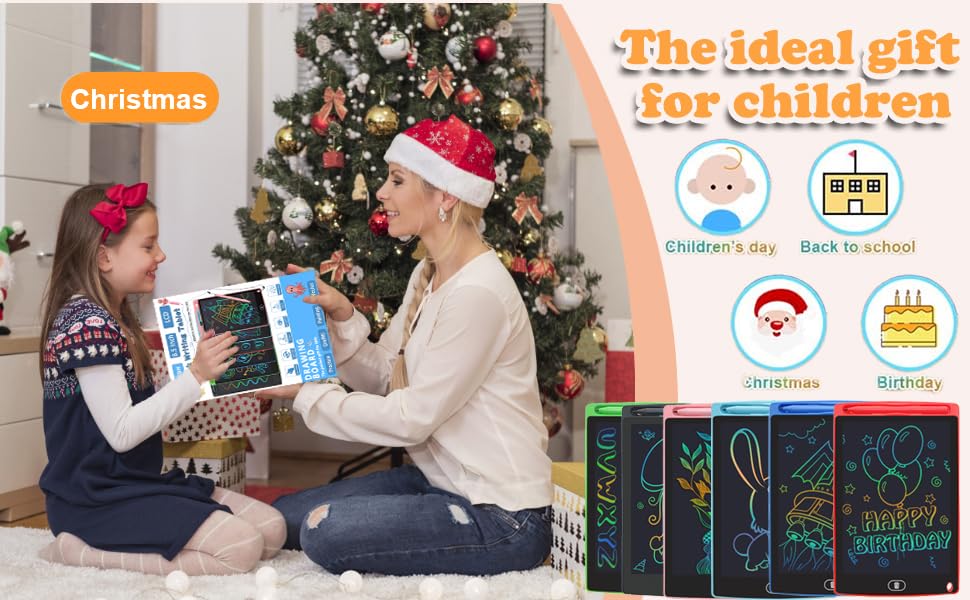 6pc lcd tablet for kids birthday gift for student