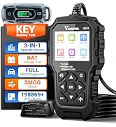 VDIAGTOOL VD31 Enhanced OBD2 Scanner, 3-in-1 Check Engine Code Reader, Car Key Battery Tester & C...