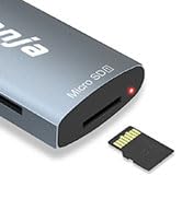 USB SD Card Reader, USB 3.0 Micro SD Card Adapter, SD Card to USB Adapter, Memory Card Reader, Va...
