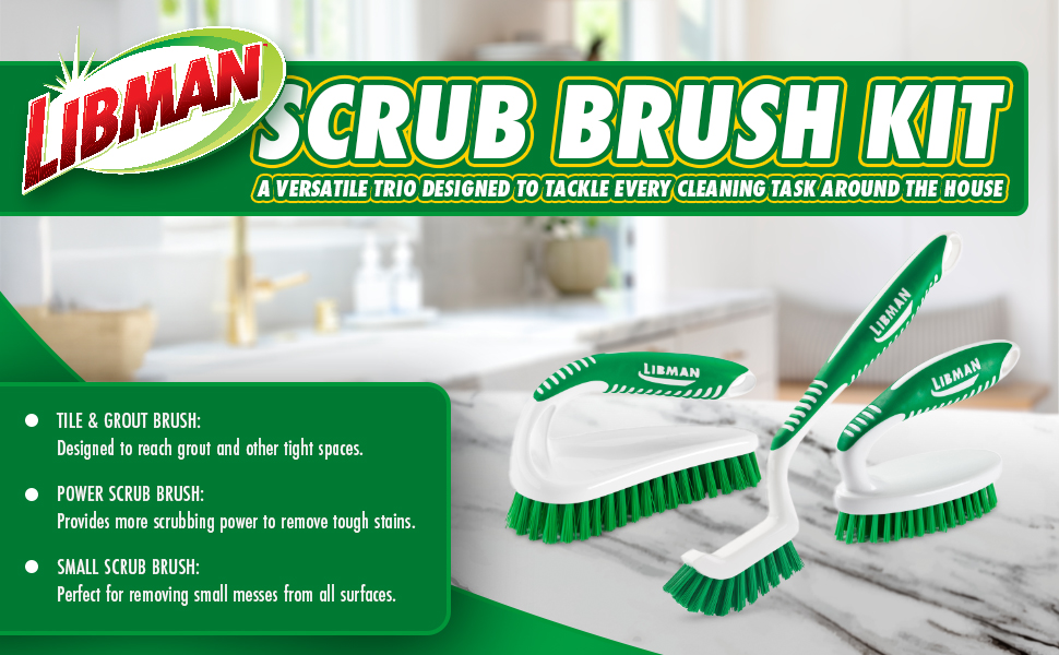 scrub brush kit