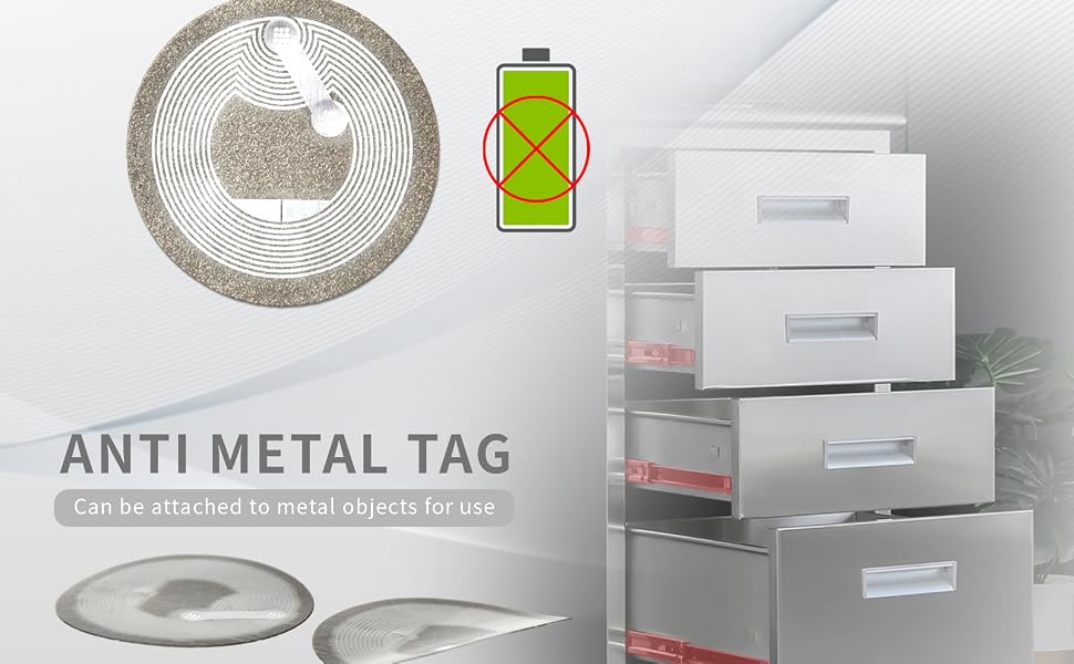 Ntag213 on-Metal NFC Tags Adhesive Labels