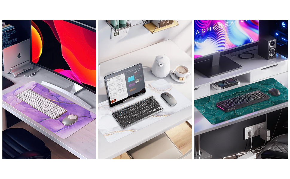 keyboard and mouse pad