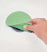 Non-slip Bathtub drain protector for clog prevention Easy wipe clean shower drain hair catcher