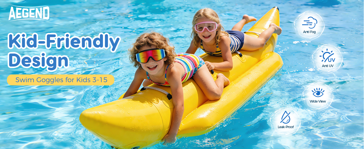 Child Swim Goggles Kids