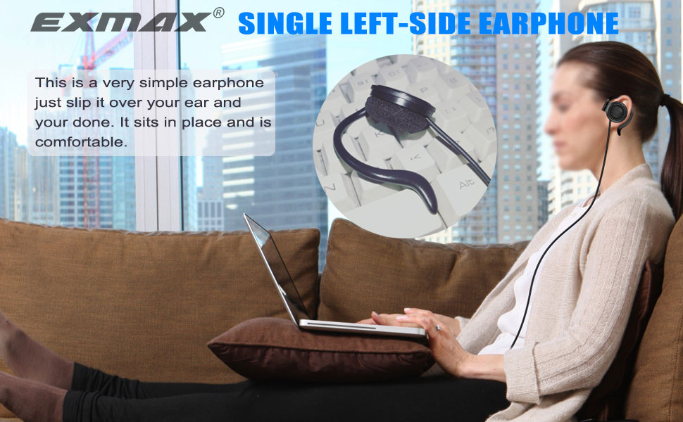 easy to wear ear-hook headphone