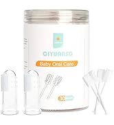 UHFi Baby Toothbrush Finger Toothbrush Oral Cleaner Kit with 5PCS Baby Tongue Cleaner Toddler Sil...