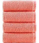 Hammam Linen Washcloth Set Premium Original Turkish Cotton, Hotel Quality for Maximum Softness & ...