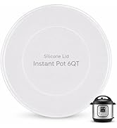 Silicone Lid for Instant Pot 6 Quart, Airtight Inner Pot Cover for Food Storage, Reusable, Microw...