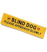 KISJO Funny Alert Leash Sleeve, High Visibility Yellow ID Patch Tag, Slow Approach Warning Access...