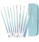 Pimple Extractor Pimple Popper Tool Kit, MENOLY 10Pcs Blackhead Remover Tools, Acne Tools, Acne K...