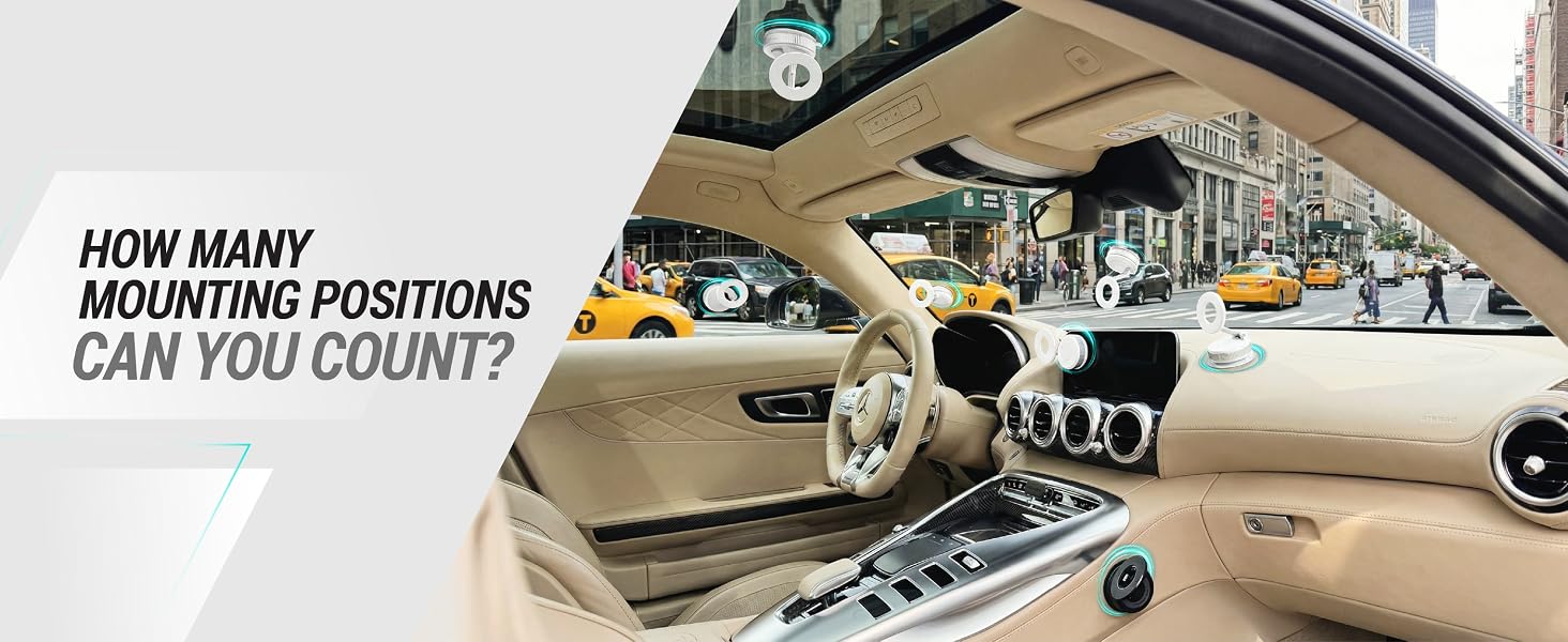 How many mounting positions can you count?