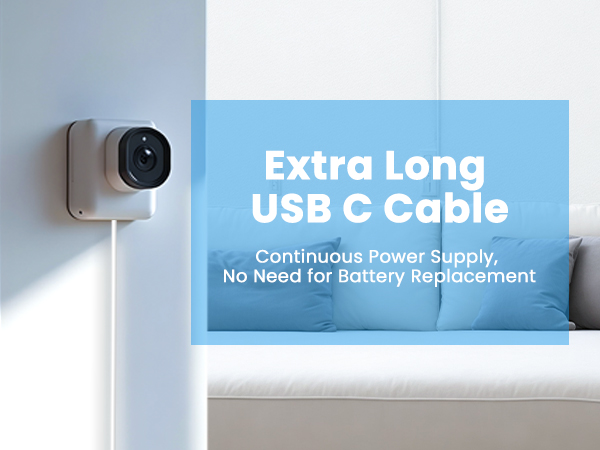 extra long for flexible use,no need for battery replacement