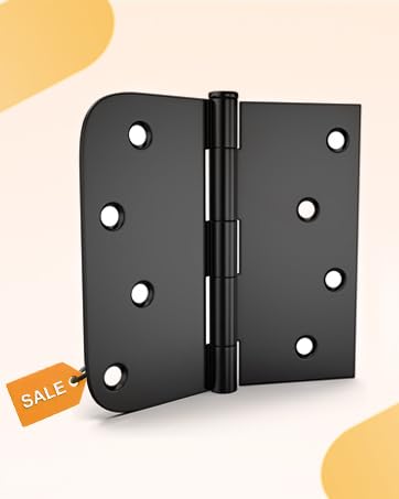 black door hinges