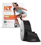 KT Tape, Sports Med, PRO 150 Strip 10", Precut, Jet Black