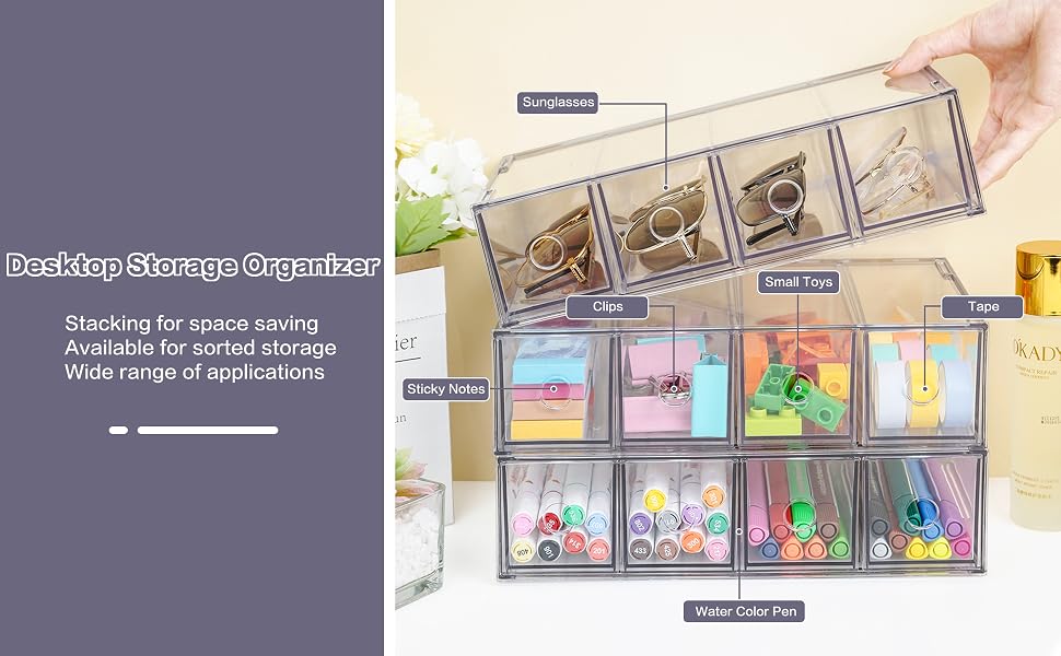 Desk Organizer with Drawers