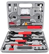 COTOUXKER Bike tool kit, 44pcs Bicycle Tool Kit for Easy Mountain Bike Maintenance and Repair wit...