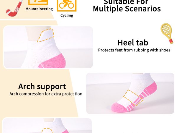 GENTABY socks kids socks 12 pack