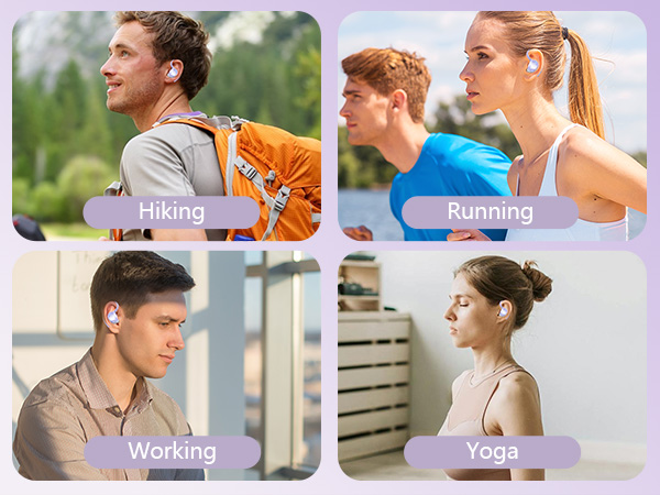 Wireless Earbuds Running Headphones for iOS Android