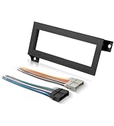 NuIth Single Din Radio Installation Dash Kit W/Radio Wiring Harness for 1974-2003 Chrysler/Dodge/...