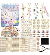 Zefy 552Pcs Charms Lip Gloss Keychain Making Kit, Gold Bag Charm Kit, Including 214 Charms 24 Key...