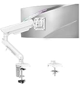 Single Monitor Mount for 32 27 24 22 inch Screen, Monitor Arm Holds 4.4-22 lbs, Monitor Desk Moun...