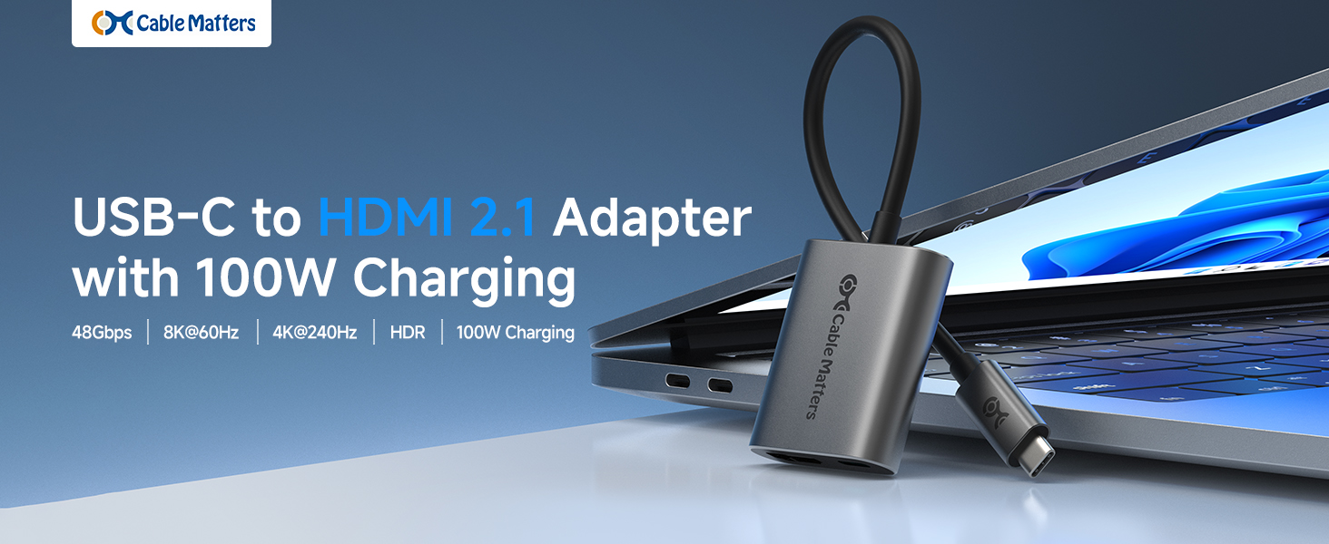 USB C to HDMI 2.1 Adapter