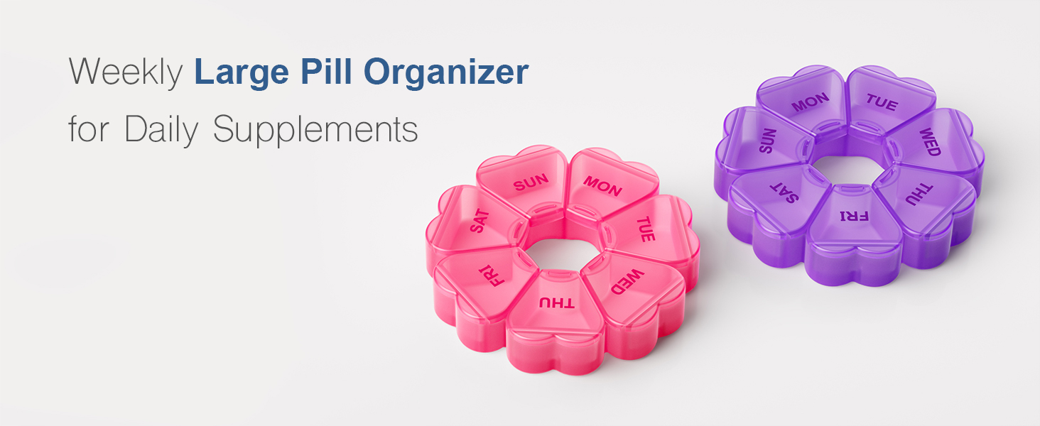 Large Weekly Pill Organizer