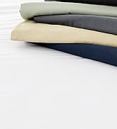 FreshCulture Queen Flat Sheets Only 2 Pack - Hotel Quality Flat Bed Sheets - Brushed Microfiber -...