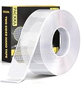 PACKKA 1.18IN*9.85 FT Nano Grip Tape Double Sided Tape Heavy Duty, Clear Mounting Tape Picture Ha...