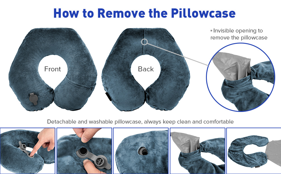 inflatable neck pillow for traveling