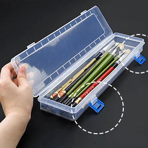 Double snap design make it convenient to open and close the box