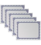 TEETOOKEA 50 Sheets Certificate Paper 8.5 x 11 for Printing, Customizable Blank Award Certificate...