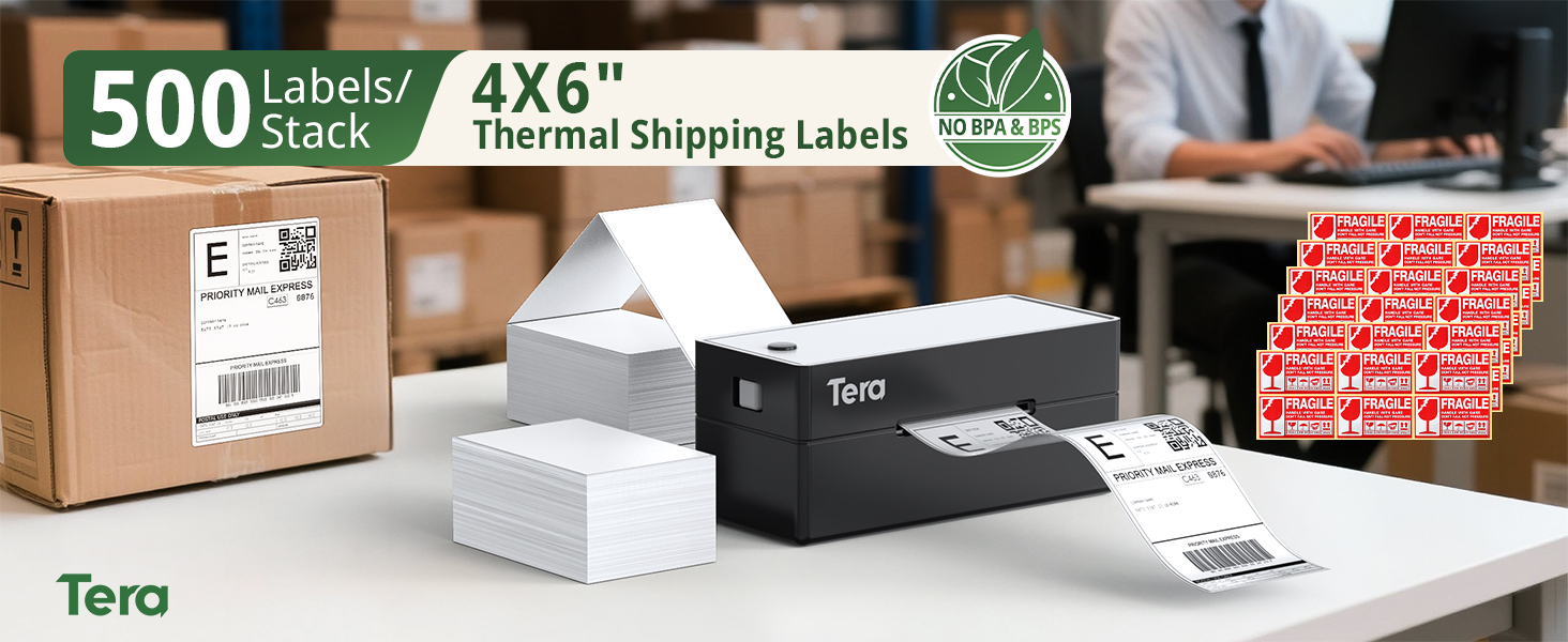 4x6 thermal labels