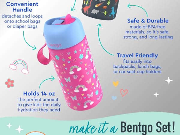 durable bottle for kids, kids drinkware, insulated kids water bottle, insulated water bottle for kid