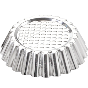 Dicunoy 30 PCS Egg Tart Mold, 3.8 Inch Stainless Steel Tart Pans