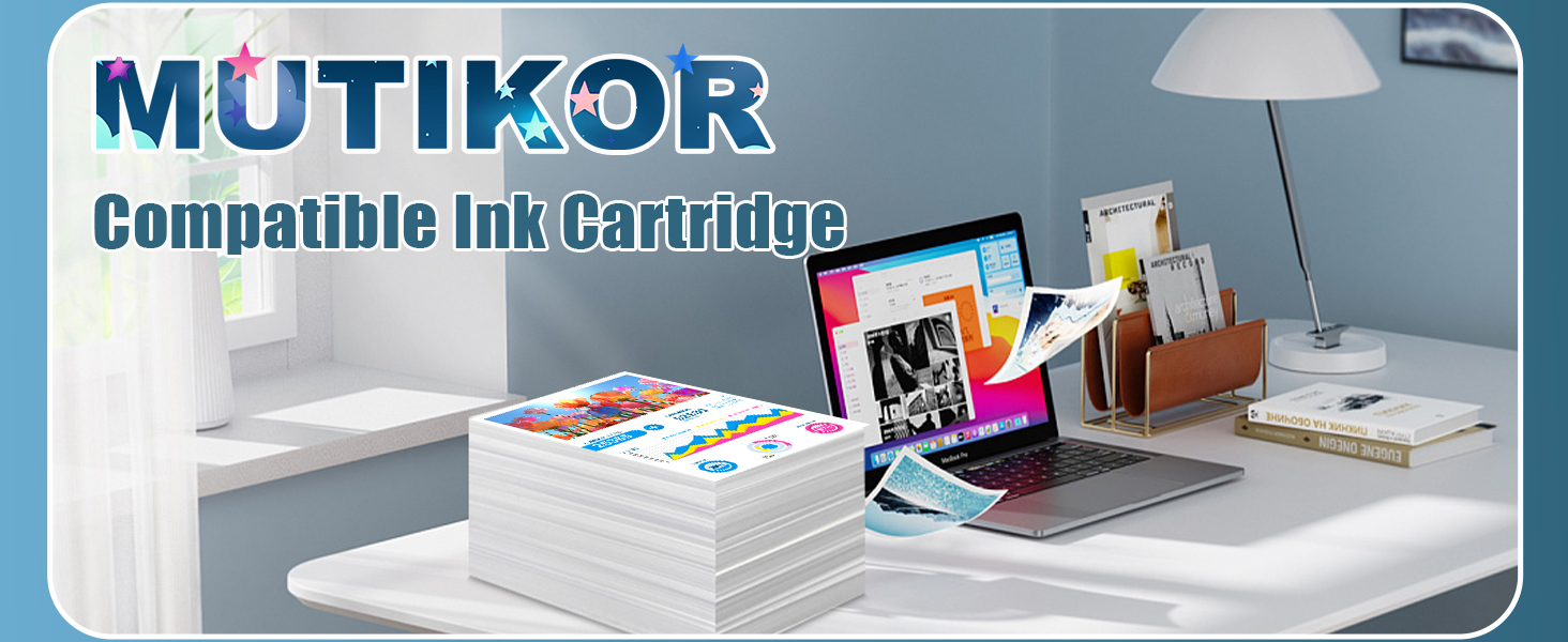 Filled with 500ml premium-quality pigment ink per replacements te2-bk ink cartridge