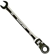 Proferred T44012 Flex Ratcheting Combination Wrench, Chrome Finish, 3/8"