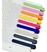 9Pcs Automatic Bookmark, Silicone Smart Book Marks for Reading Women, Men, Kids,Cute Unique Book ...