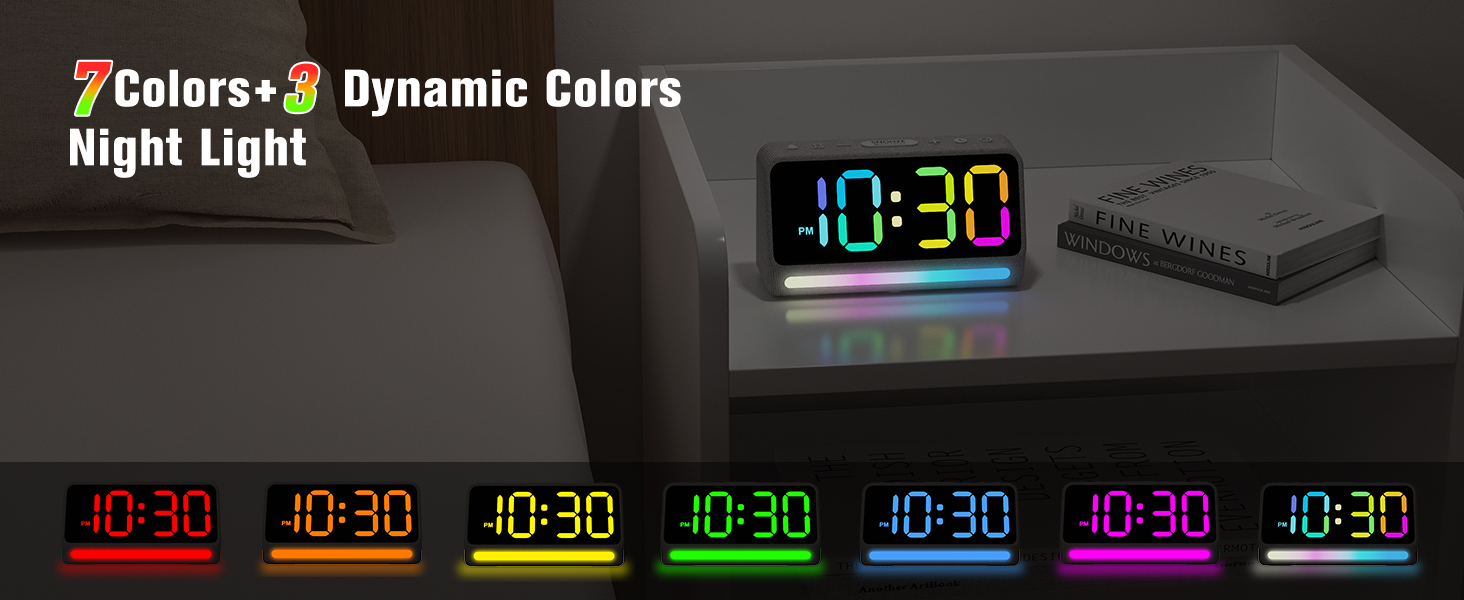 7 Colors+3 Dynamic Colors Night Light