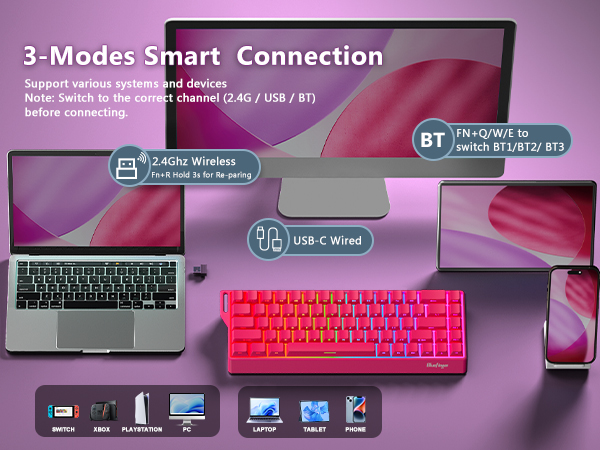 Small keyboard Mini keyboard bluetooth gaming keyboard mechanical keyboard